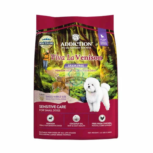 Addiction Viva La Venison Grain-Free Small Breed Dry Dog Food 1.5kg