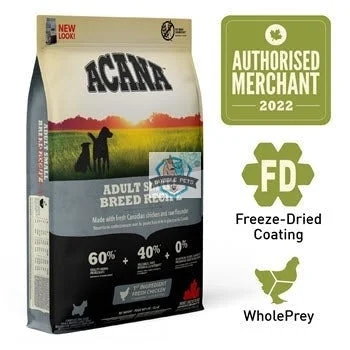 Clearance: 50% OFF Acana Heritage Freeze Dried Coated Adult Small Breed Dog Food