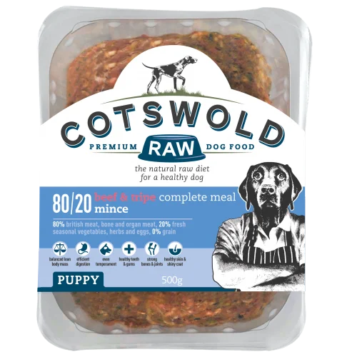 Cotswold Raw Puppy Beef & Tripe Mince