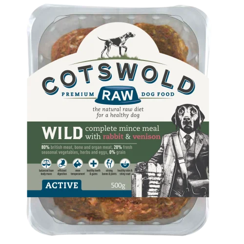 Cotswold Raw Wild Minced Rabbit & Venison