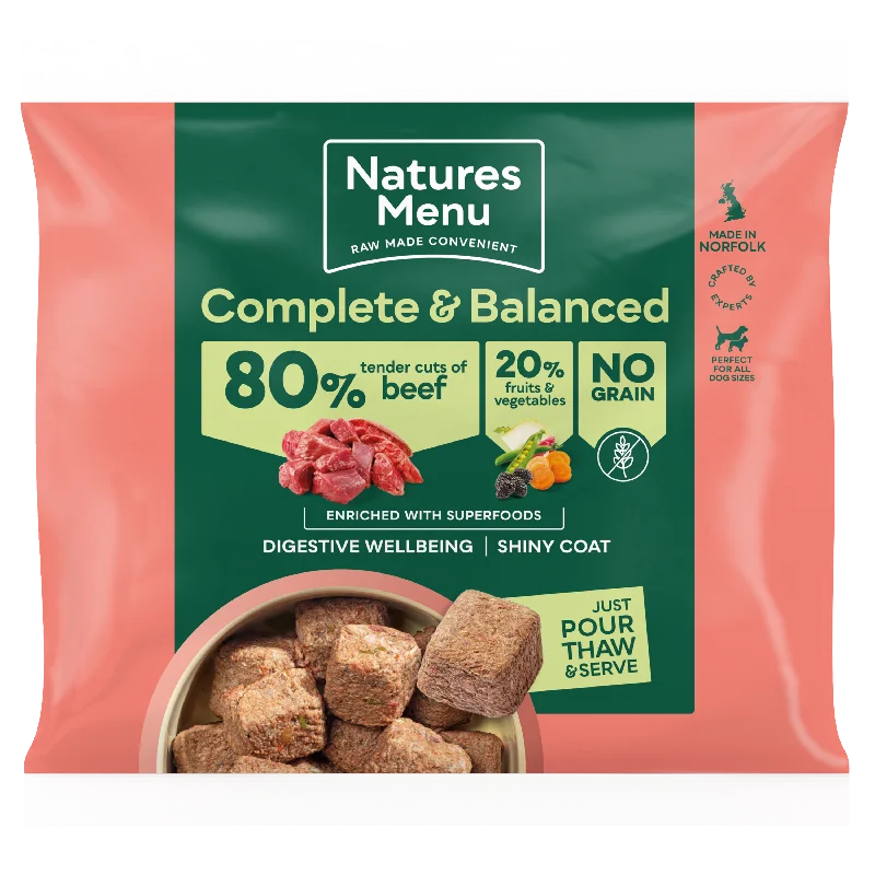 Natures Menu (Country Hunter) 80/20 Nuggets Grass Fed Beef 1kg