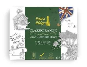 Paleo Ridge Lamb Breast & Heart Complete 1kg