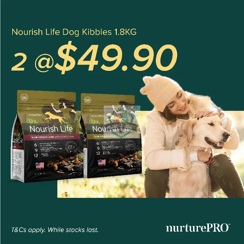 PROMO: NurturePRO Nourish Life Dog Kibbles 2 for $49.90