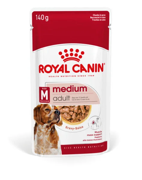 Royal Canin Medium Adult Wet Pouch 140g