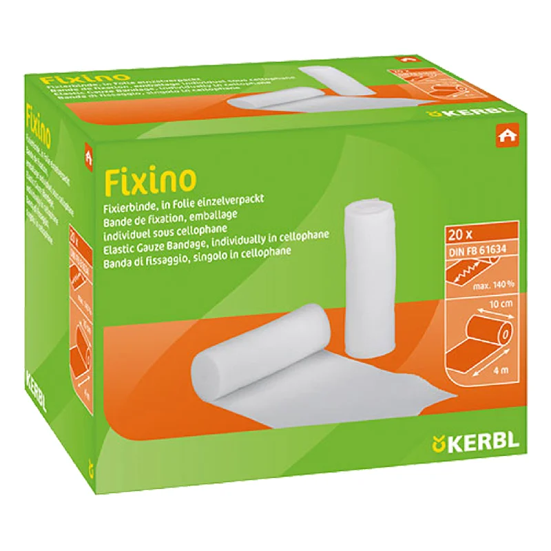 Kerbl Elastic gauze bandage Fixino 10 cm x 4 m 20/box