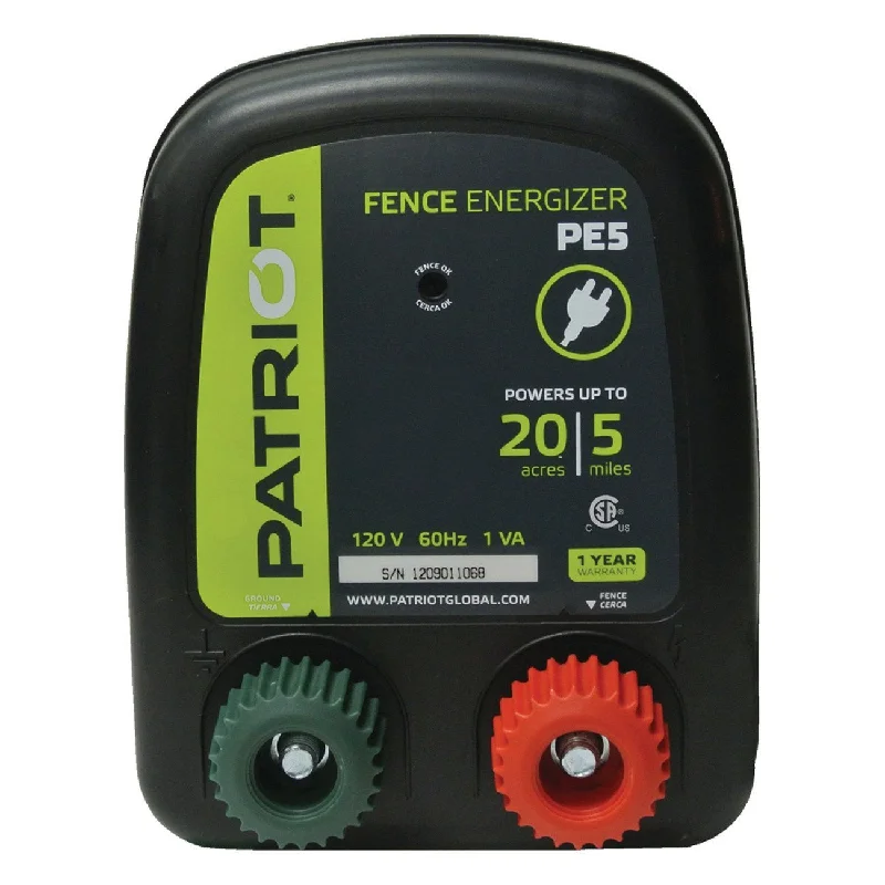 Patriot PE5 fence charger (ac)