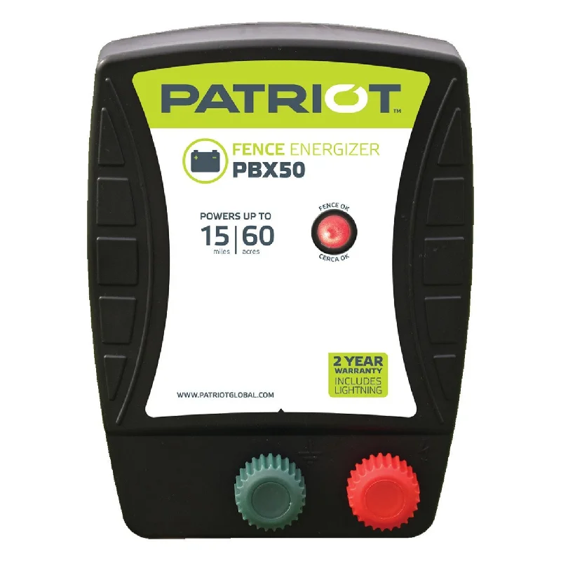 Patriot PBX50 fence charger (12v)