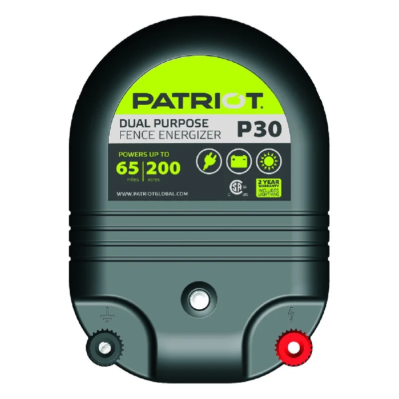 Patriot P30 dual purpose fence charger (12v/110v)