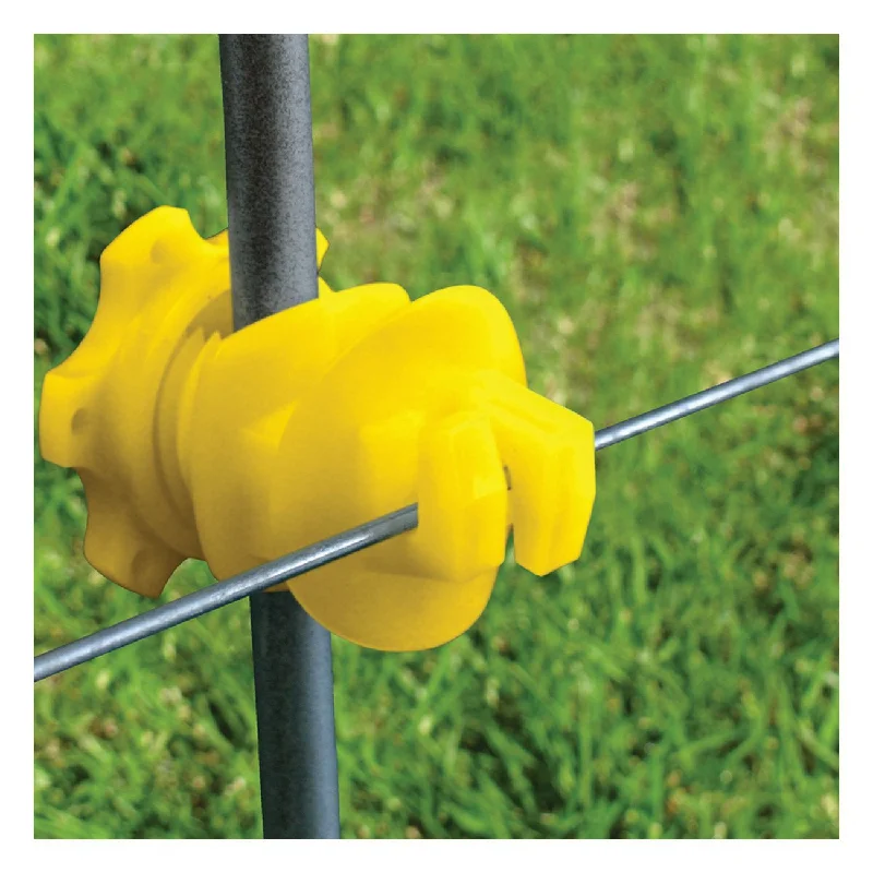 Patriot screw-on rod post insulator - yellow (25 pack)