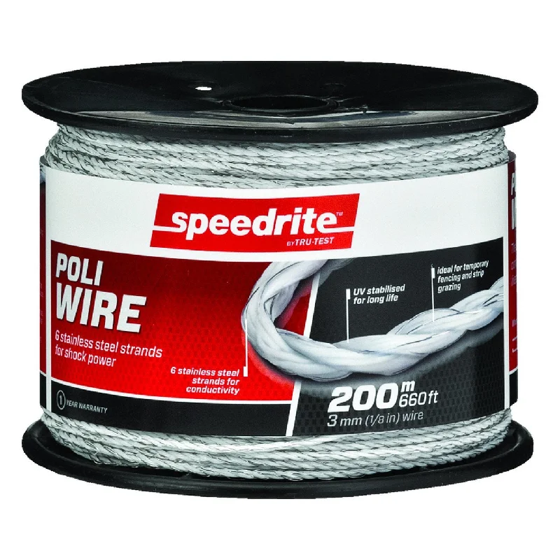 Speedrite polywire 660' (200m) - white