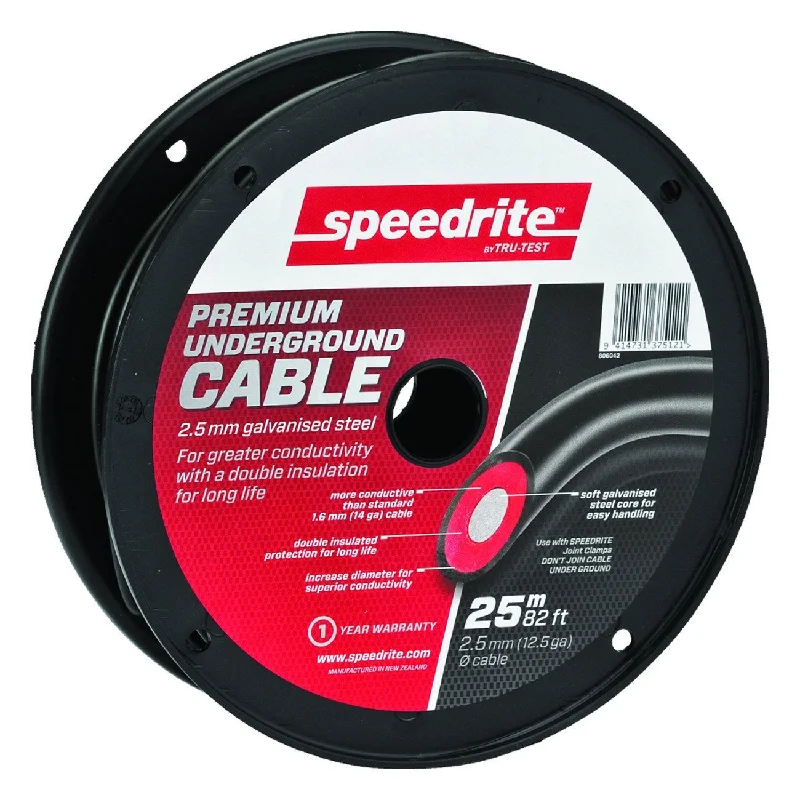 Speedrite premium underground cable 12 1/2ga (2.5mm ) x 82' (25m)