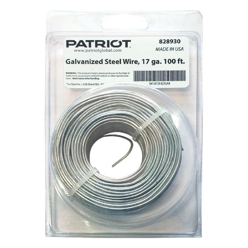 Patriot 17 gauge steel wire 100'