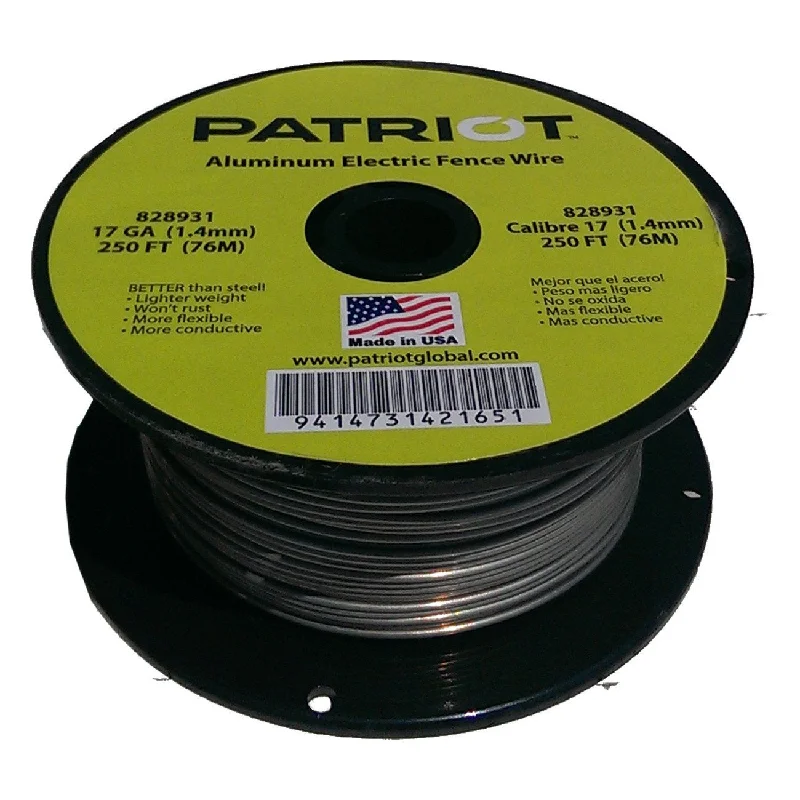 Patriot 17 gauge aluminum wire 250'