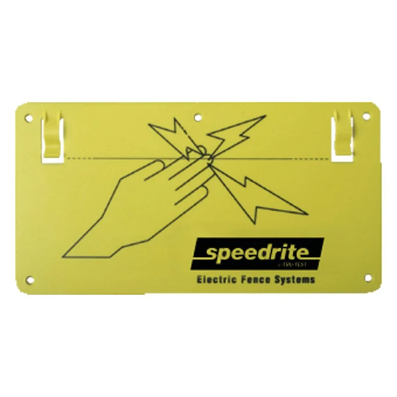 Speedrite warning sign (10"x5"x160mil) (10 pack)