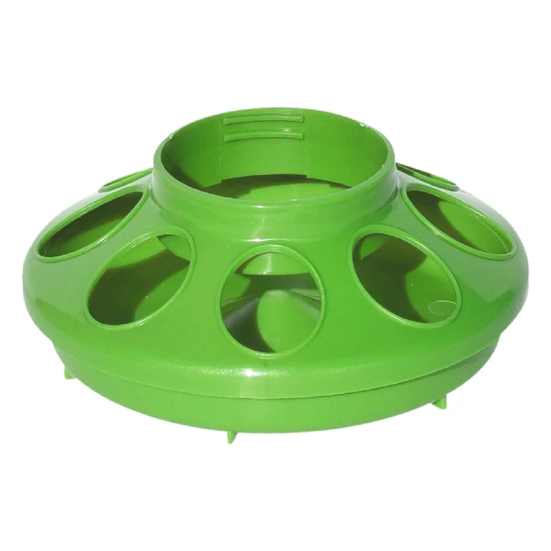 Tuff Stuff Enclosed Poultry Feeder 2 Lbs bases (lime)