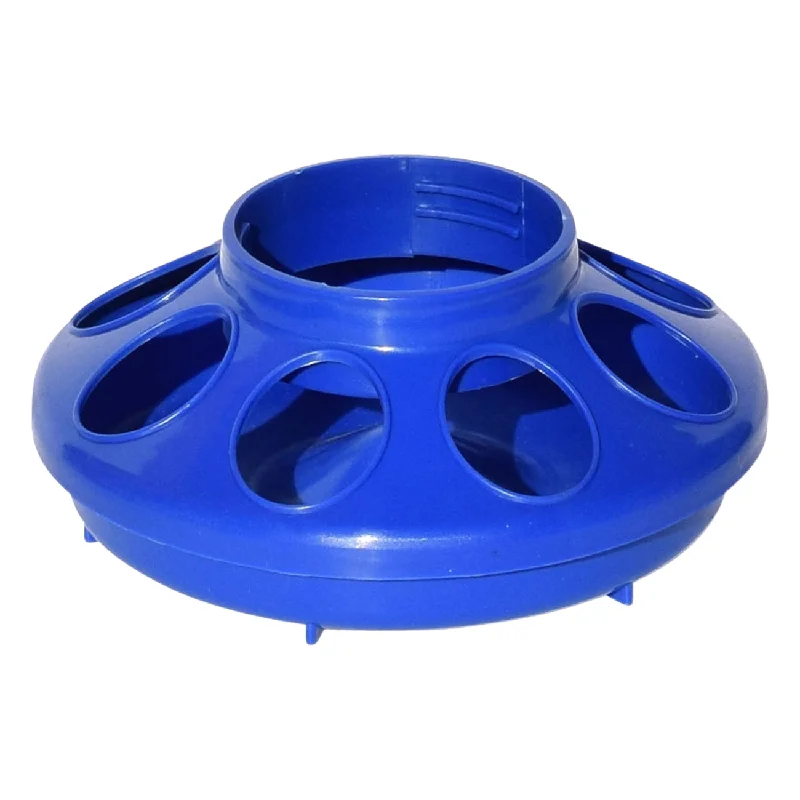 Tuff Stuff Enclosed Poultry Feeder 2 Lbs bases (blue)