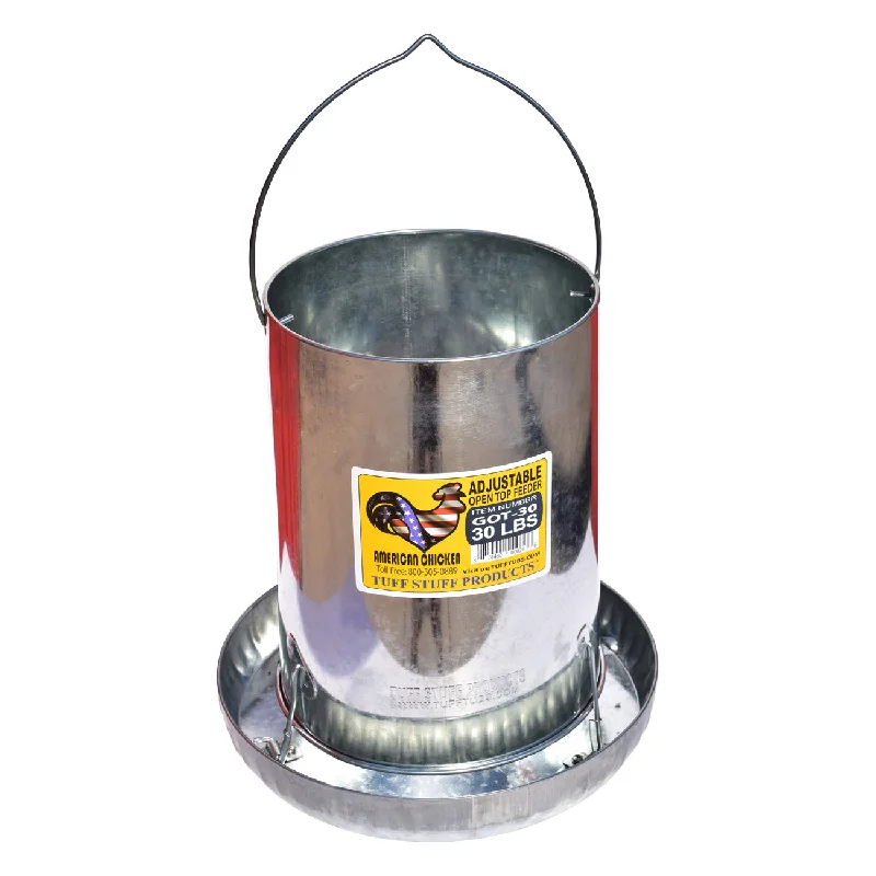 Tuff Stuff Galvanized Open Top Feeder 30lbs