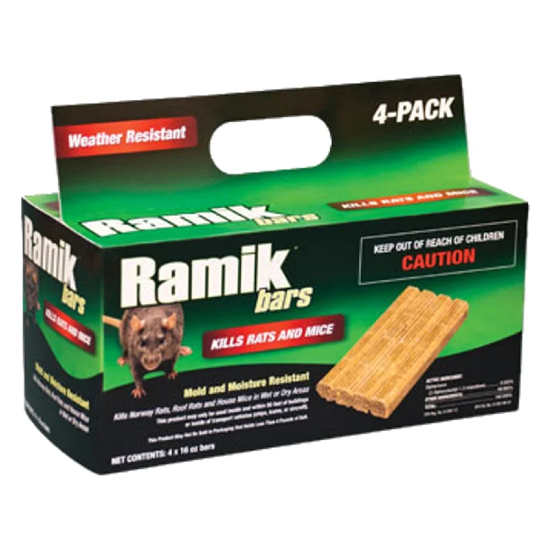 Ramik rodent control bait bars 4x453 g (16 oz bars)