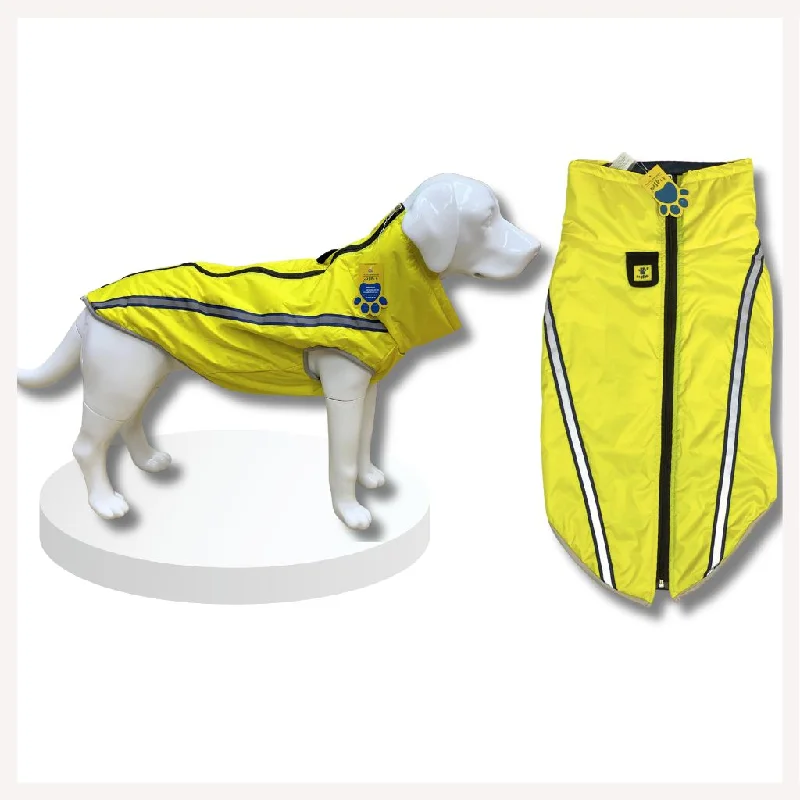 A+a Pets' Luxurious Rain & Wind' Protector Jacket for Dogs - Yellow