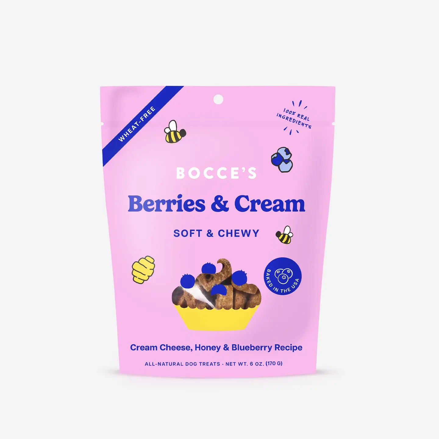 Bocce's Berries & Cream Soft And Chewy Treats