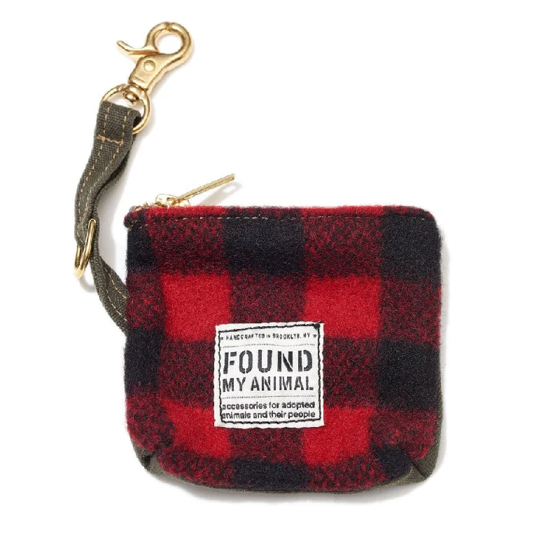 Buffalo Plaid Found Multi-Use Pouch