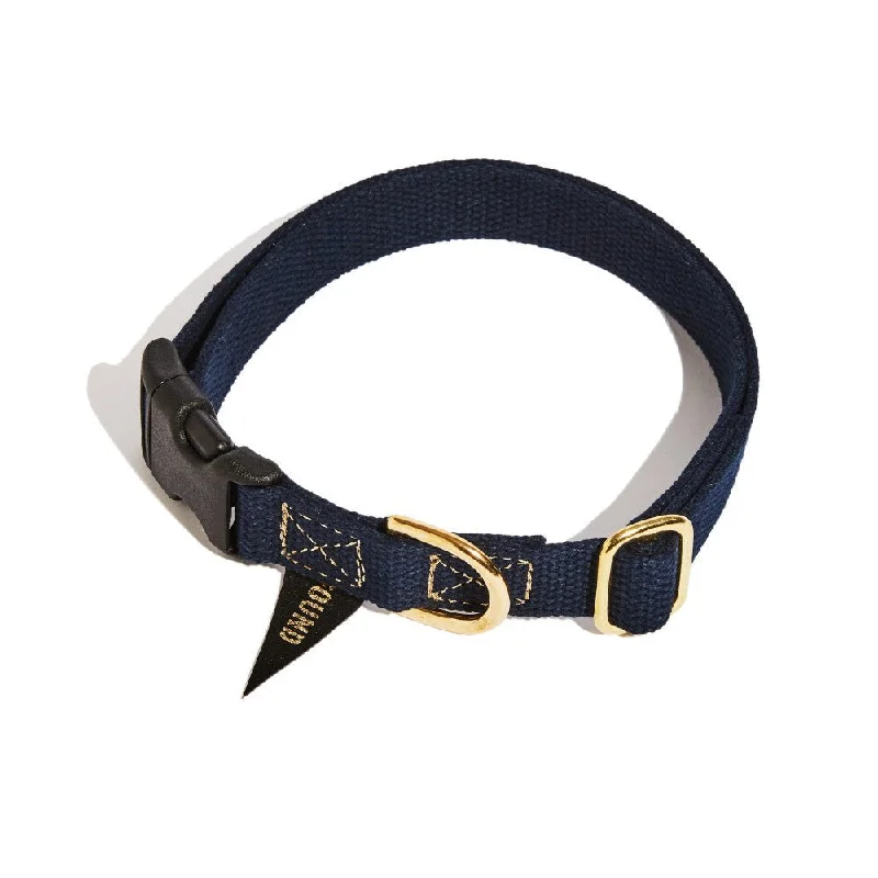 Found Classic Cotton Dog Collar | Navy