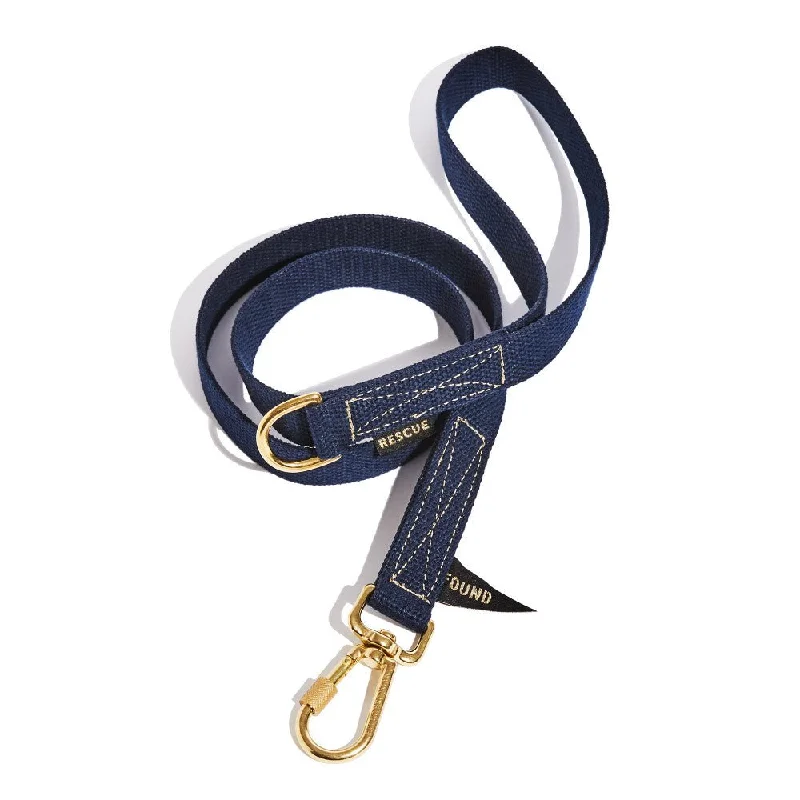 Found Classic Cotton Dog Leash | Navy