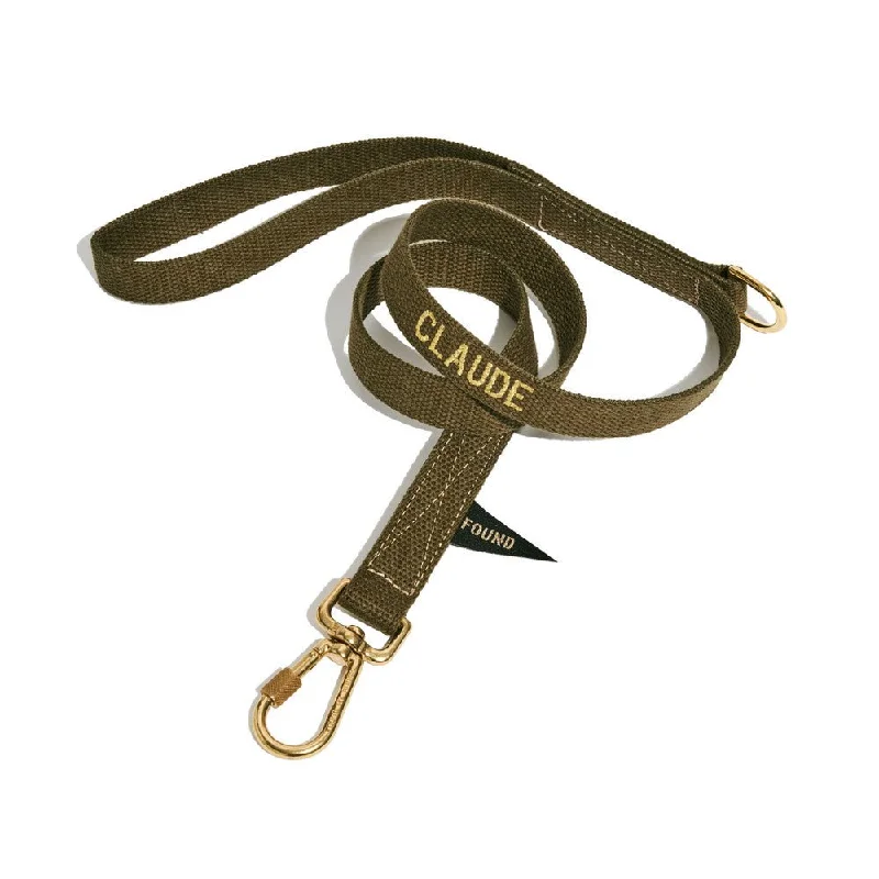 Found Classic Cotton Dog Leash | Olive