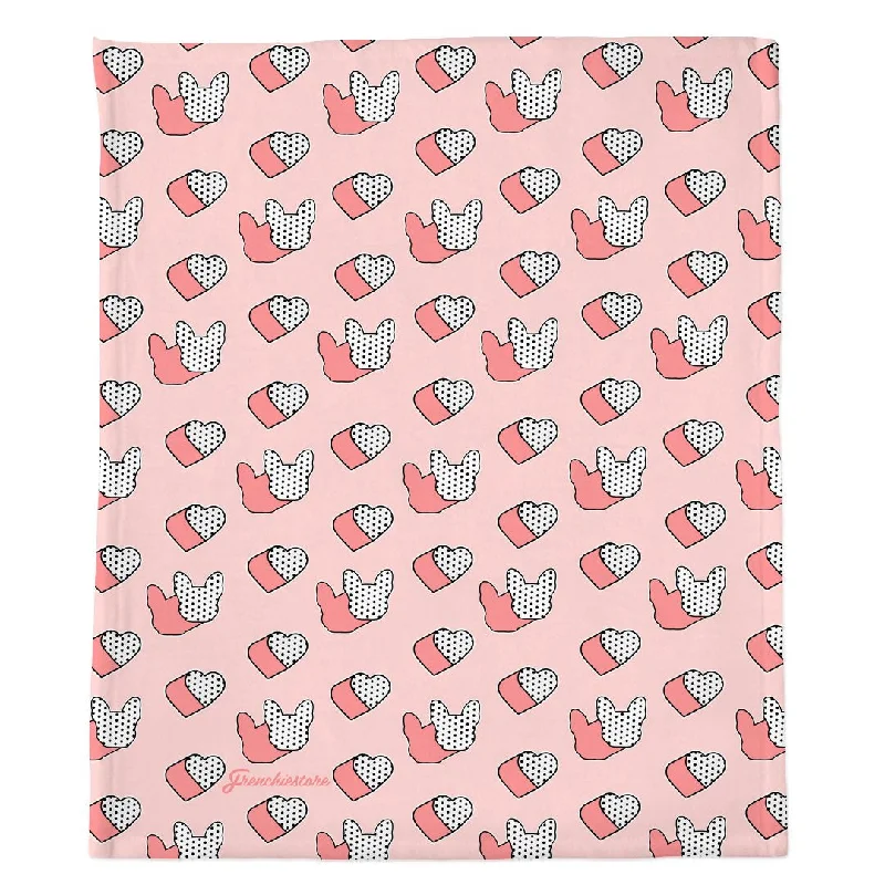 Frenchie Blanket | Frenchiestore | I Heart Frenchie