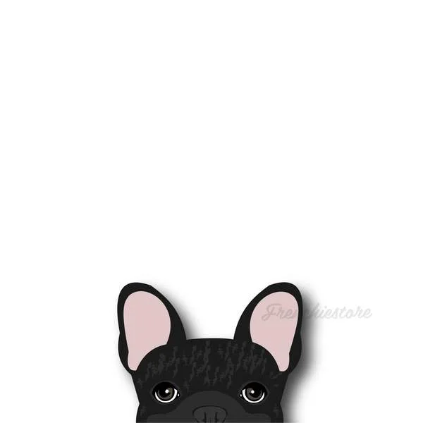 Frenchie Sticker | Frenchiestore |  Black Brindle French Bulldog Car Decal