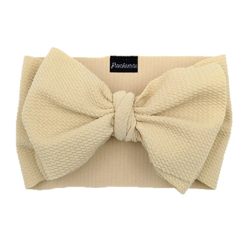 Frenchiestore Pet Head Bow | Beige