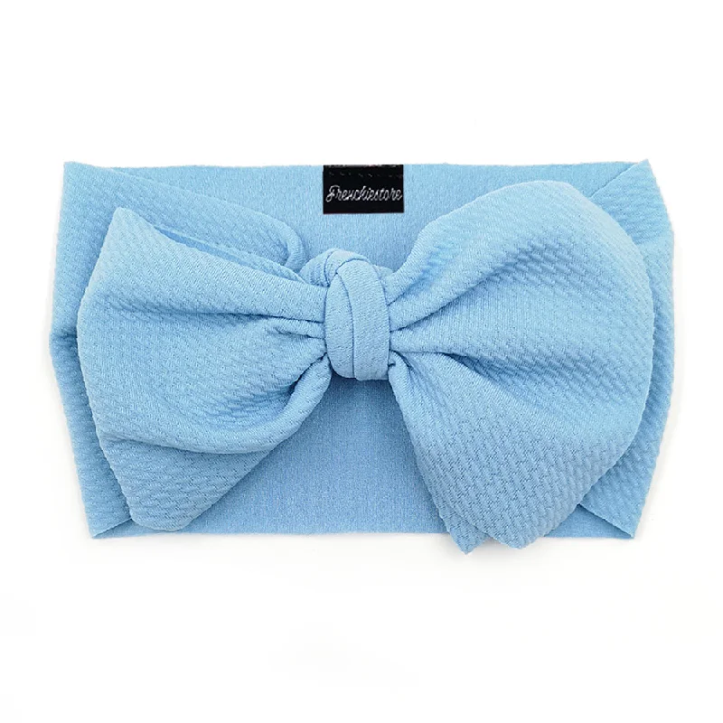 Frenchiestore Pet Head Bow | Blue Sky