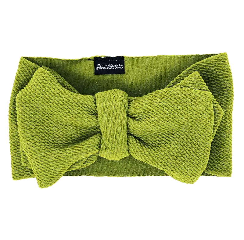 Frenchiestore Pet Head Bow | Green Apple