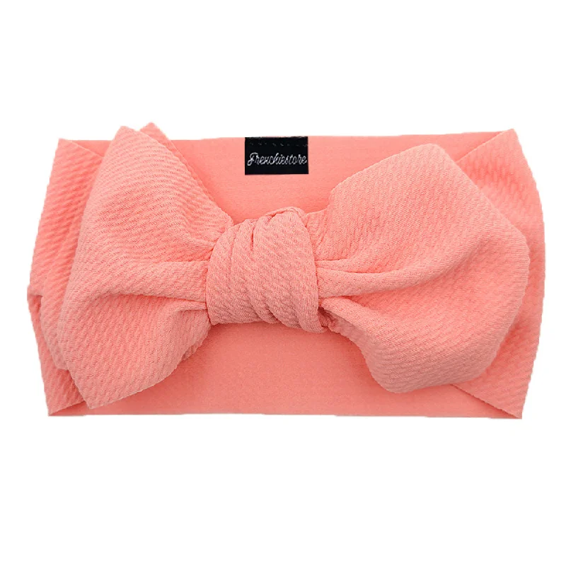 Frenchiestore Pet Head Bow | Peach