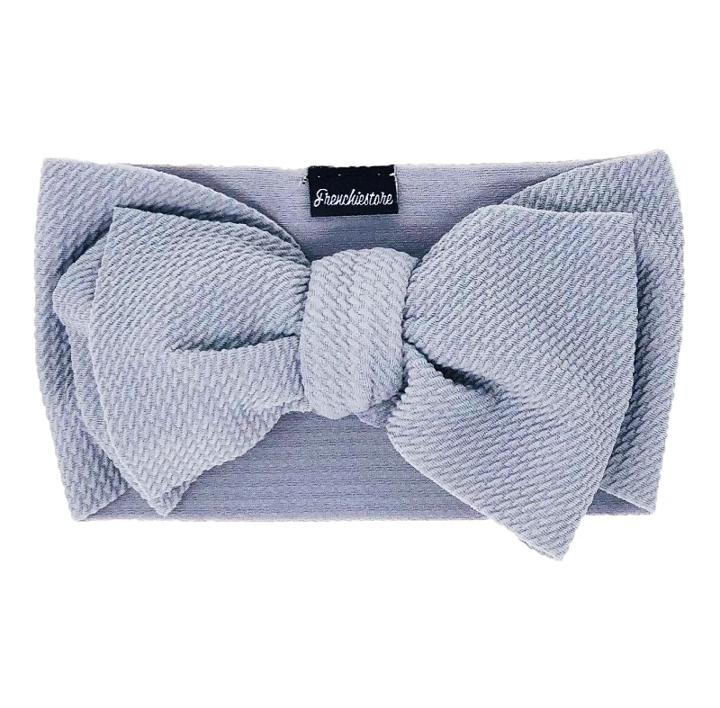 Frenchiestore Pet Head Bow | Silver