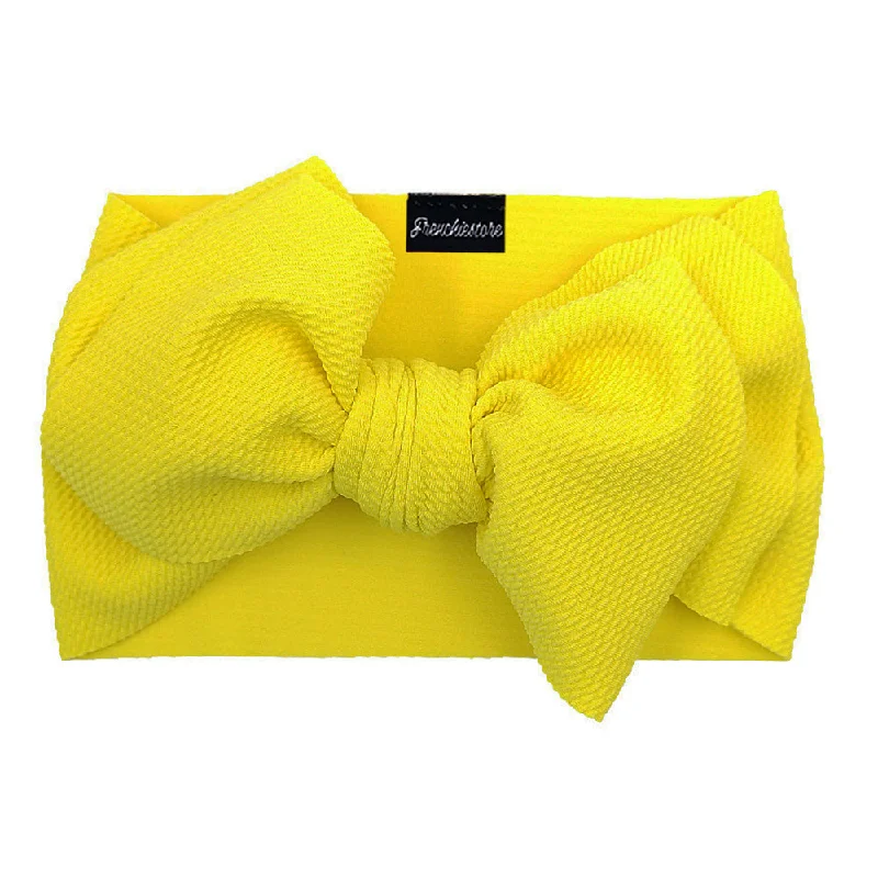 Frenchiestore Pet Head Bow | Yellow