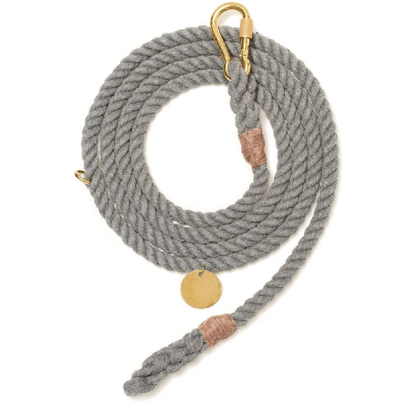 Gray Up-Cycled Rope Horse Lead, Standard