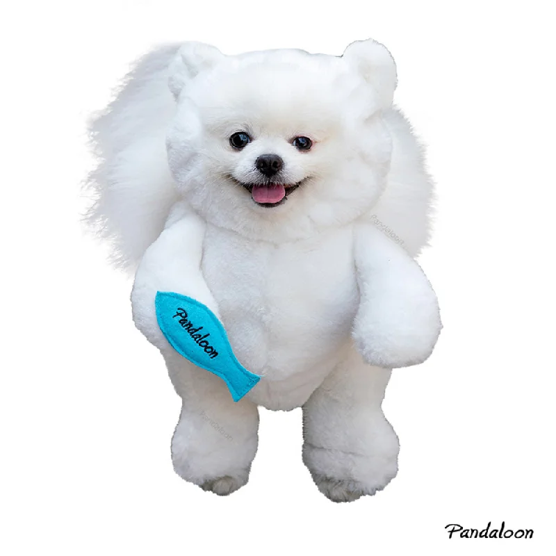 Pandaloon Walking Polar Bear Dog and Pet Costume - AS SEEN ON SHARK TANK