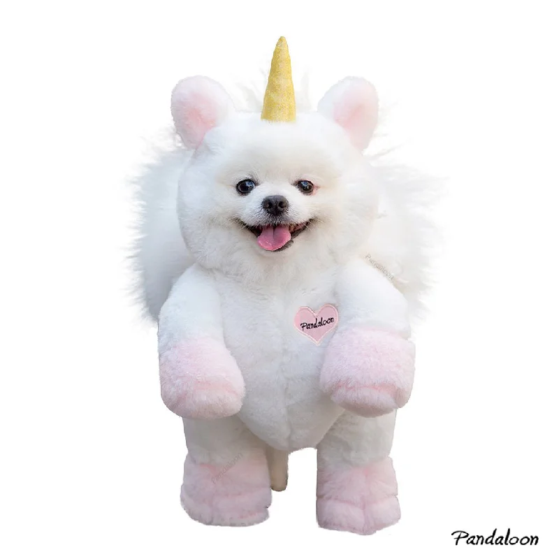 Pandaloon Walking Unicorn Dog and Pet Costume - AS SEEN ON SHARK TANK