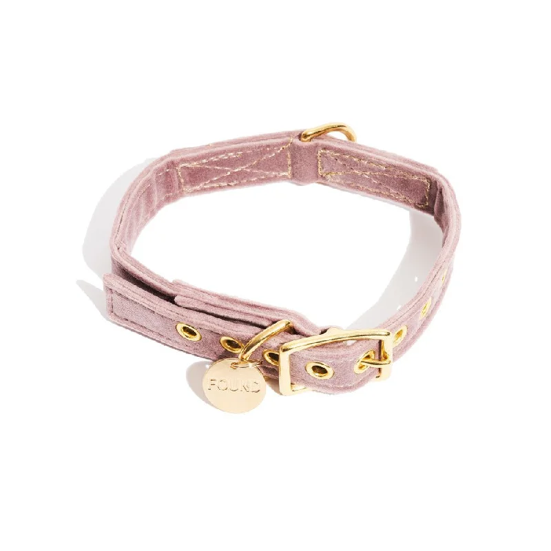 Rose Washable Velvet Cat & Dog Collar