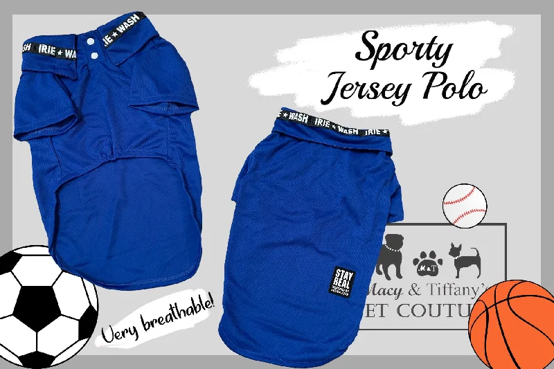 Sporty Jersey Pet Polo