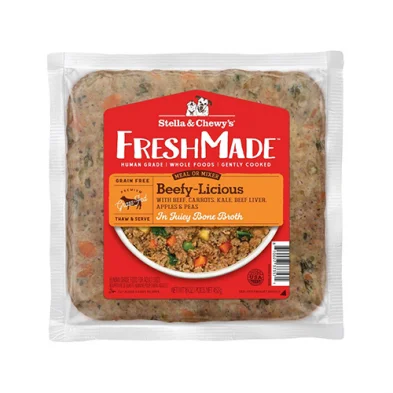 Stella & Chewy's® FreshMade™ Beefy-Licious Frozen Dog Food 16 oz