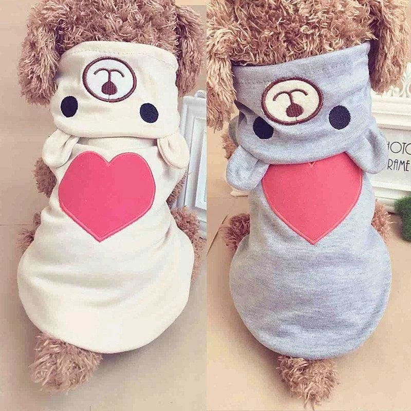 Summer Pet Clothes - Love Bears Transform Outfits for Dogs and Cats