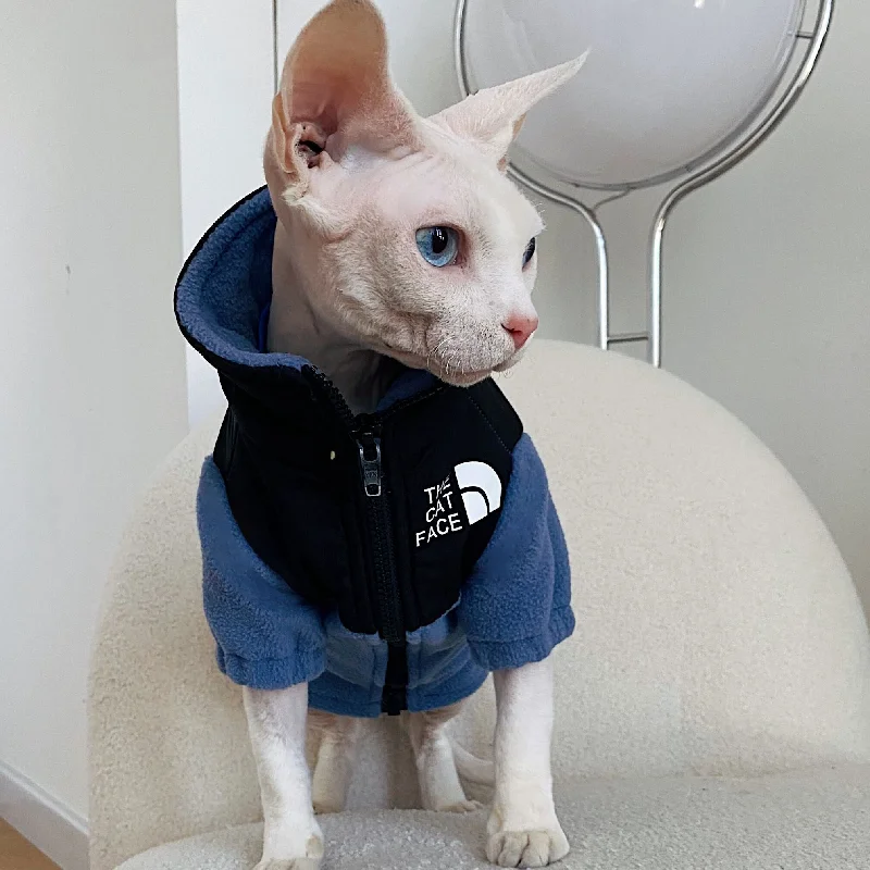 Warm Pet Clothes for Hairless Cats and Small Dogs - Cozy and Comfortable Apparel