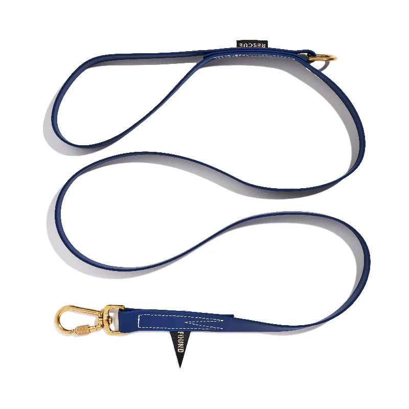 Water Resistant Standard 5ft Leash, Navy | Found My Animal