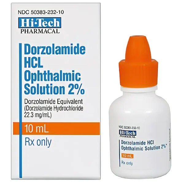 Dorzolamide HCL Ophthalmic Solution 2% (10mL)