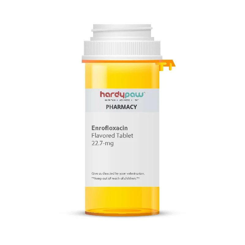 Enrofloxacin (Generic) Flavored Tablets, 22.7mg