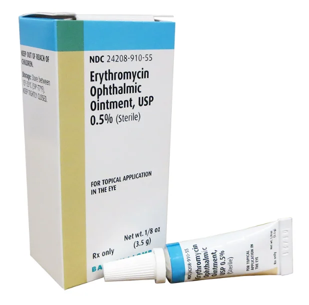 Erythromycin 0.5% Ophthalmic Ointment (3.5g)