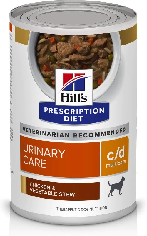 Hill's Prescription Diet c/d Multicare Urinary Care Chicken & Vegetable Stew Canned Dog Food