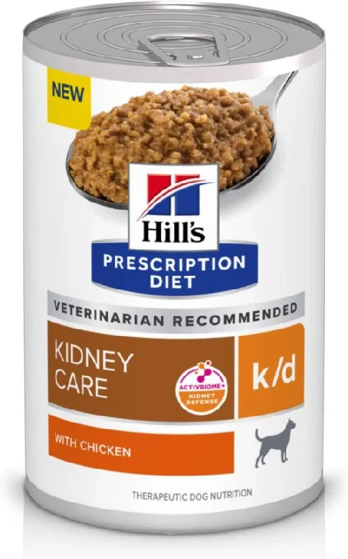 Hill's Prescription Diet k/d Kidney Care with Chicken Canned Dog Food (12.5 oz x 12 cans)